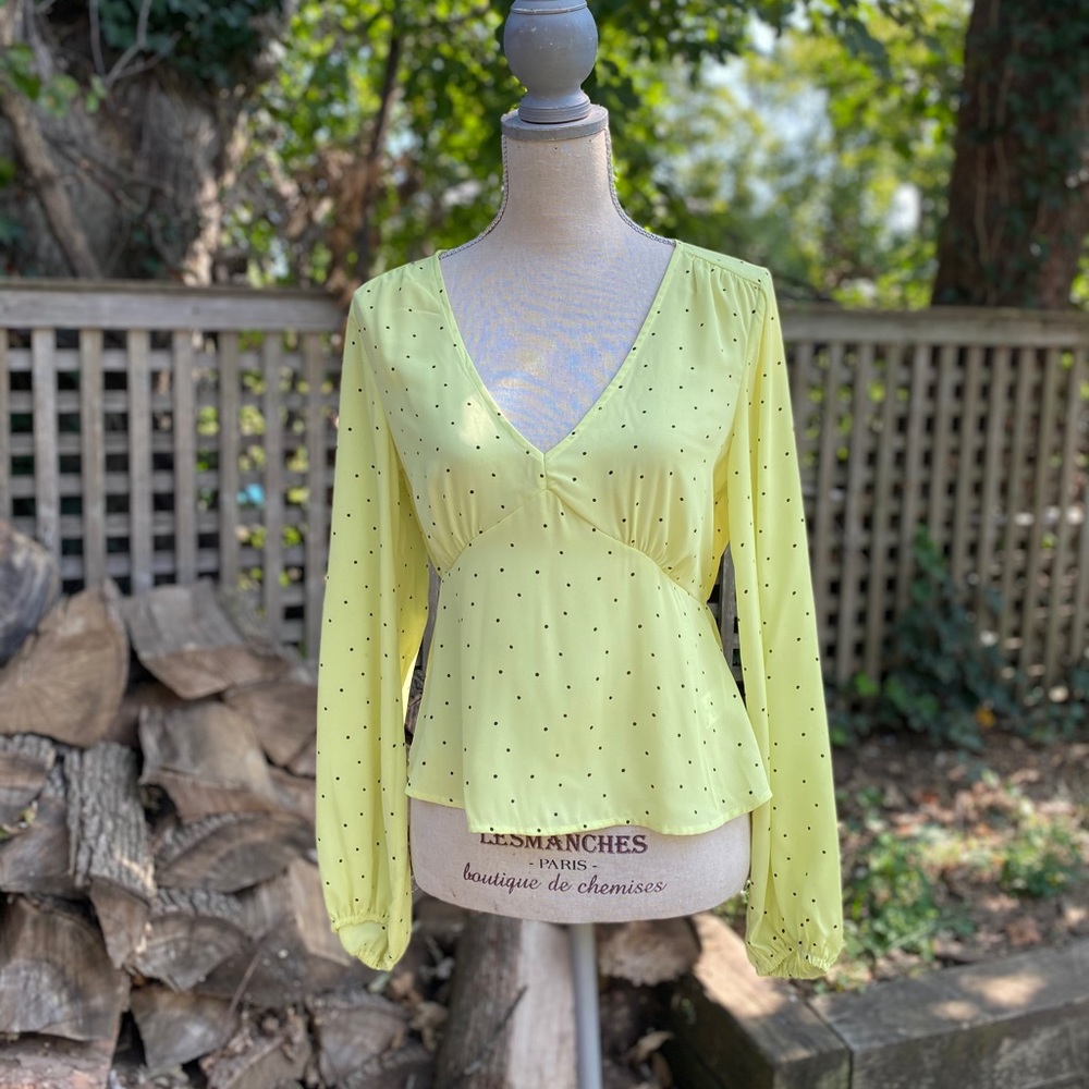 Lush Yellow Blouse